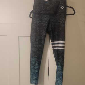 Black and Blue Leggings